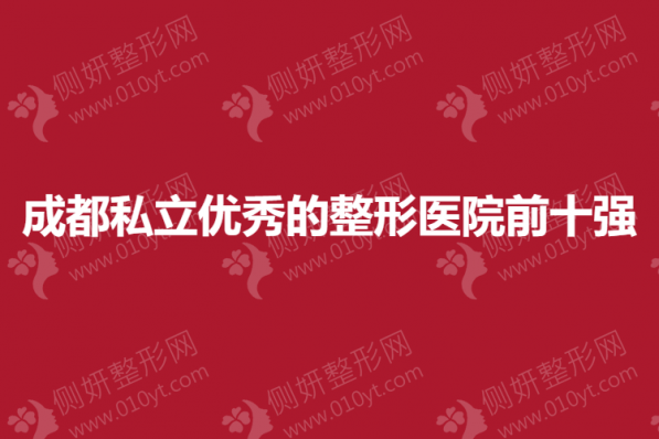 成都私立优秀的整形医院前十强