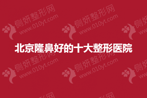 北京隆鼻好的十大整形医院