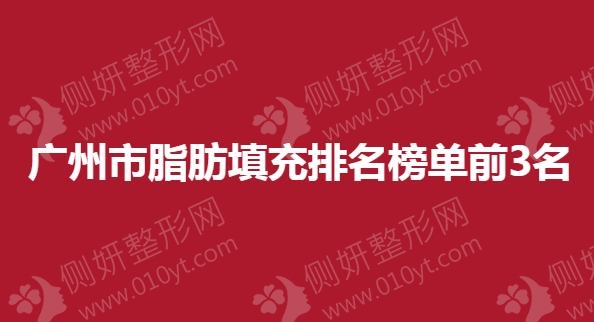 广州市脂肪填充排名榜单前3名