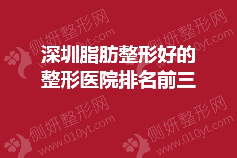 深圳脂肪整形好的整形医院排名前三