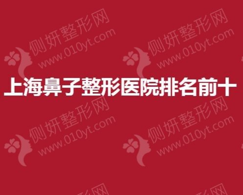 上海鼻子整形医院排名前十