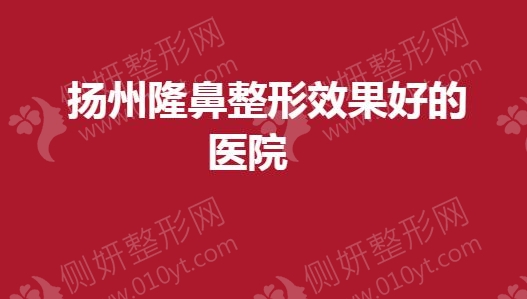 扬州隆鼻整形效果好的医院