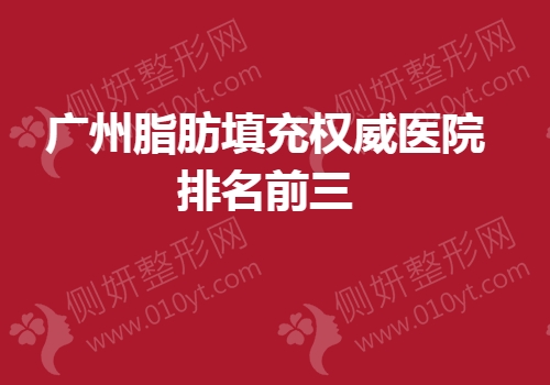 广州脂肪填充权威医院排名前三