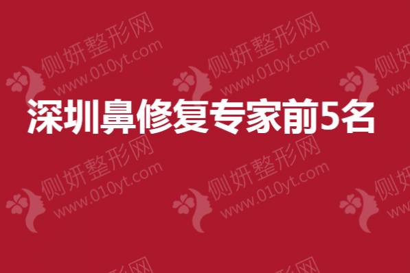 深圳鼻修复专家前5名