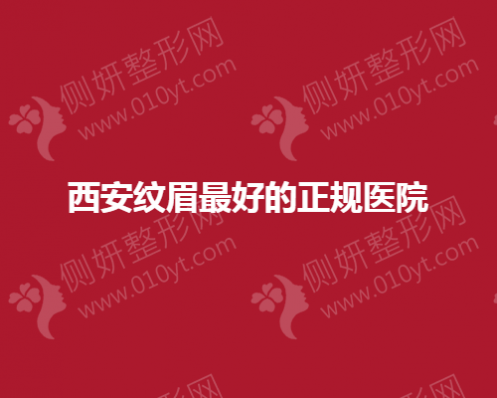 西安纹眉最好的正规医美医院