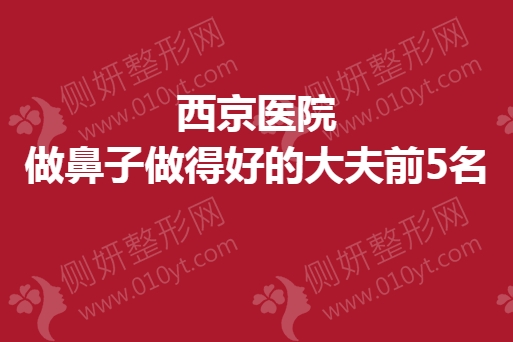 西京医院做鼻子做得好的大夫前5名