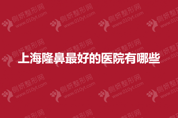 上海隆鼻最好的医院有哪些