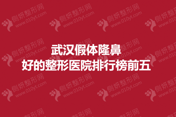武汉假体隆鼻好的整形医院排行榜前五