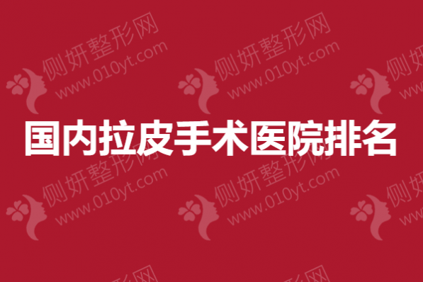 国内拉皮手术医院排名
