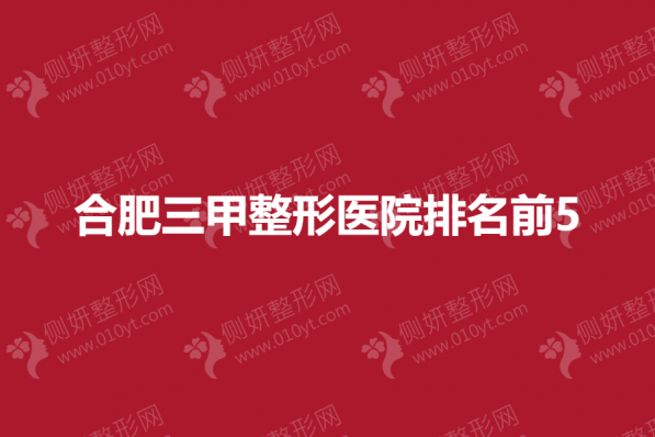 合肥三甲整形医院排名前5