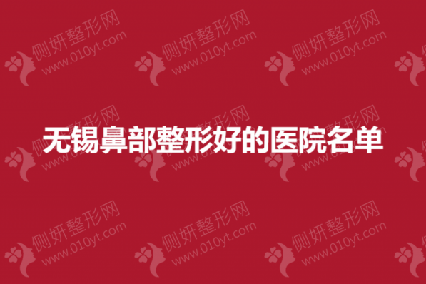 无锡鼻部整形好的医院名单