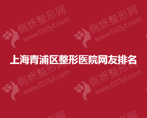上海青浦区整形医院网友排名榜