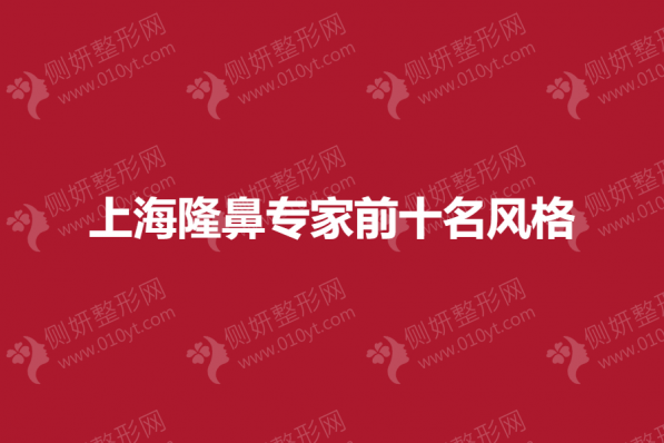 上海市隆鼻专家前十名风格
