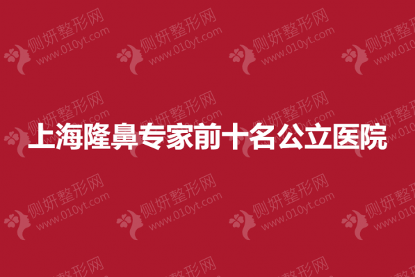 上海隆鼻专家前十名公立医院
