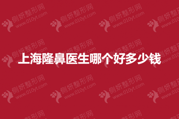 上海隆鼻医生哪个好多少钱