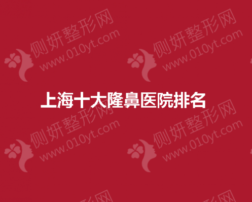 上海十大隆鼻医院排名榜