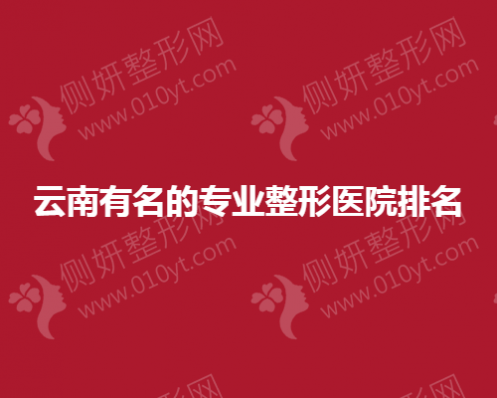 云南有名的专业整形医院排名