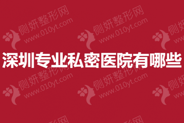 深圳市专业私密医院有哪些