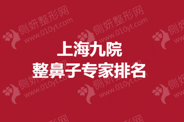 上海九院整鼻子专家排名