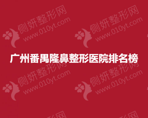 广州番禺隆鼻整形医院排名