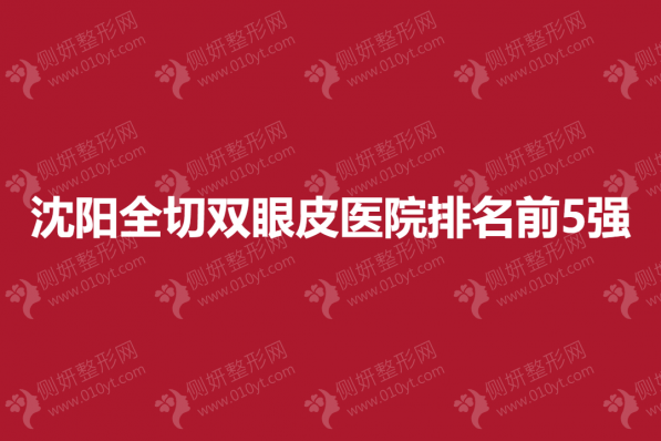沈阳全切双眼皮医院排名前5强