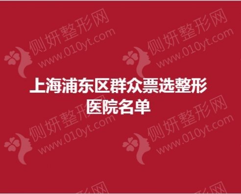 上海浦东区群众票选整形医院名单