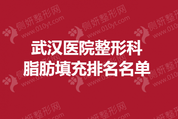武汉市医院整形科脂肪填充排名名单