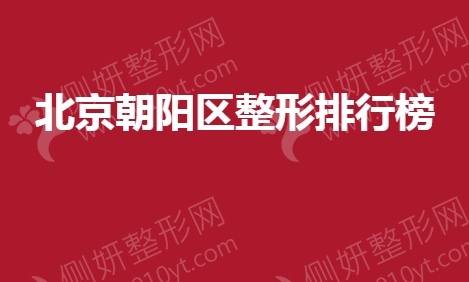 北京朝阳区整形排行榜