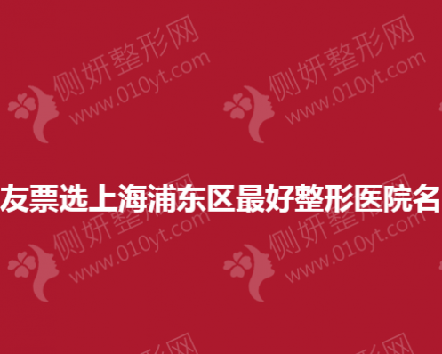 网友票选上海浦东区最好整形医院名单