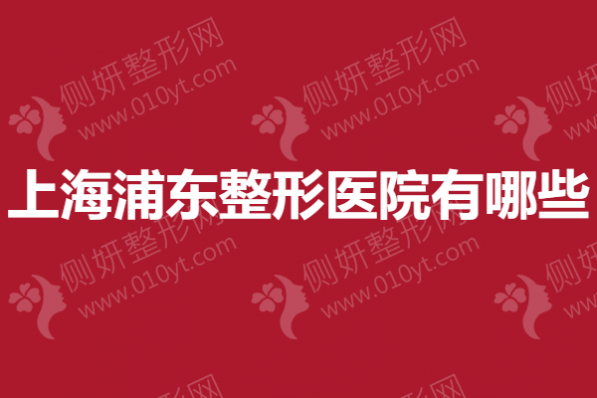 上海浦东整形美容医院有哪些？面部年轻化医院排行榜