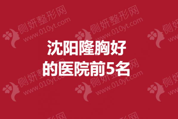 沈阳市隆胸好的医院前5名