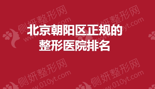 北京朝阳区正规的整形医院排名