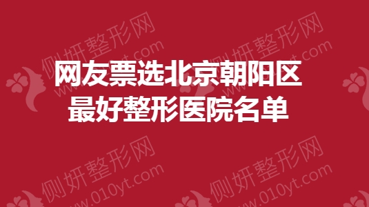 网友票选北京朝阳区最好整形医院名单
