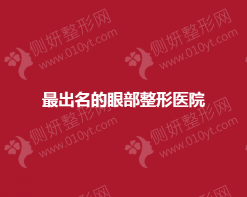 最出名的眼部整形医院