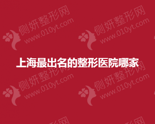 上海最出名的整形医院哪家