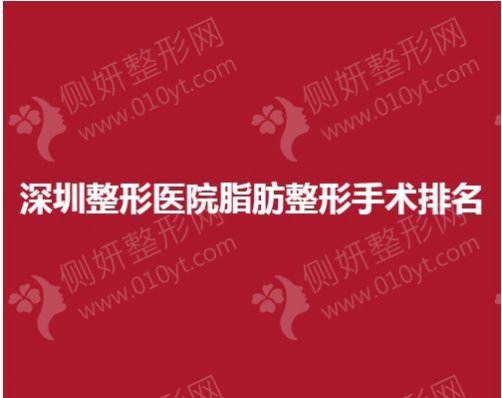 深圳整形医院脂肪整形手术排名榜