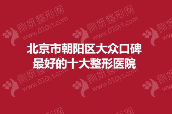 北京市朝阳区大众口碑最好的十大整形医院
