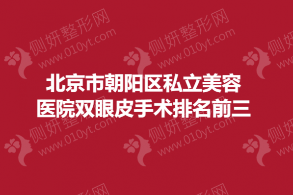 北京市朝阳区私立美容医院双眼皮手术排名前三