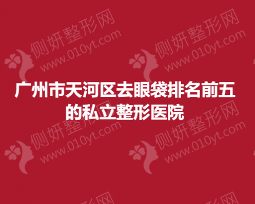 广州市天河区去眼袋排名前五的私立整形医院