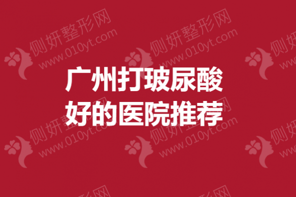 广州打玻尿酸好的医院推荐