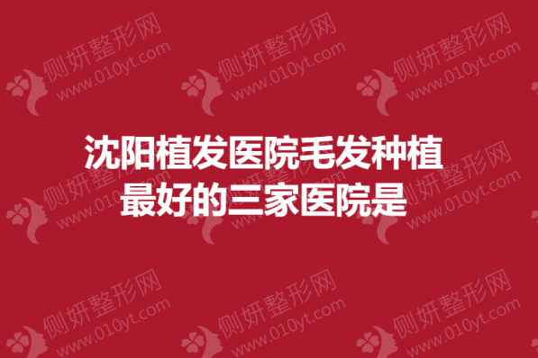 沈阳植发医院毛发种植最好的三家医院是