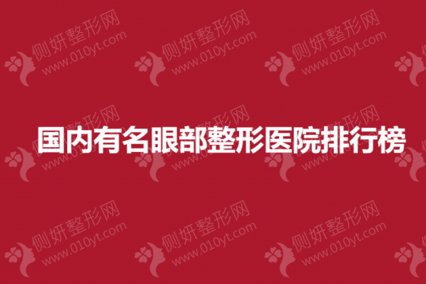 国内有名眼部整形医院排行榜