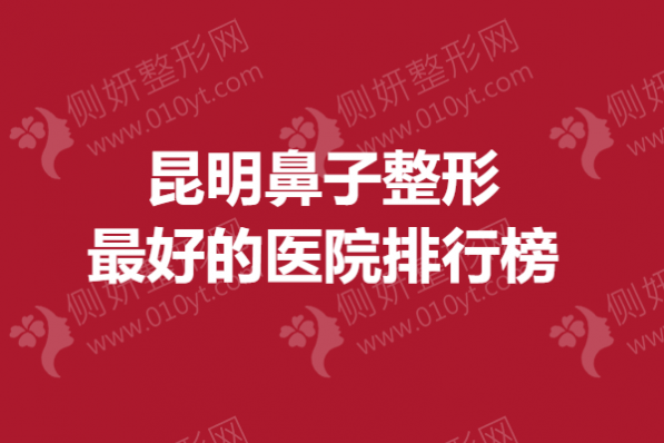 昆明鼻子整形最好的医院排行榜