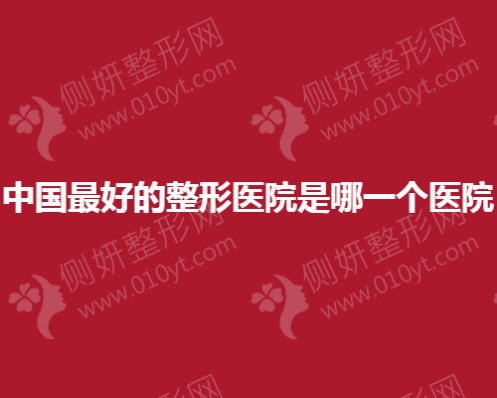中国最好的整形医院是哪一个医院