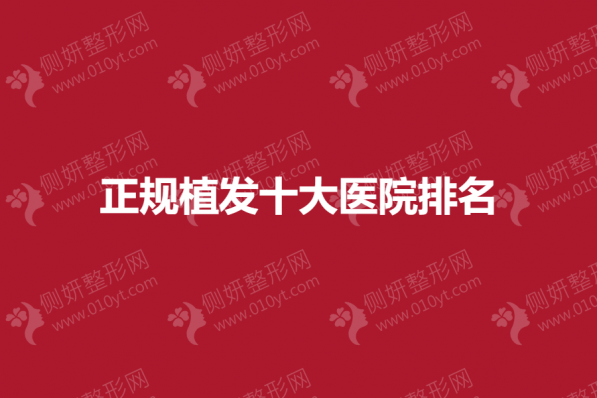 正规植发十大医院排名