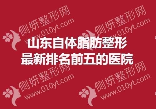 山东自体脂肪整形最新排名前五的医院