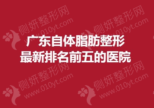 广东自体脂肪整形最新排名前五的医院