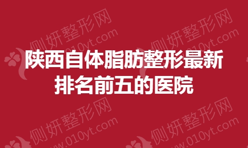 陕西自体脂肪整形最新排名前五的医院