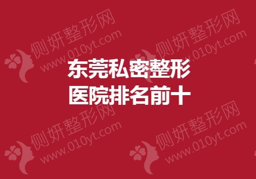 东莞私密整形医院排名前十