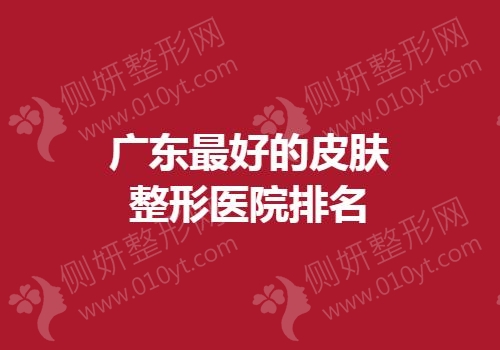 广东最好的皮肤整形医院排名